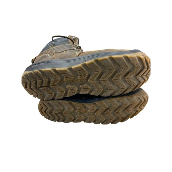 Keen Fort Wayne 6" Waterproof Utility Boots Men’s Size 13D Brown Leather - Picture 9 of 12